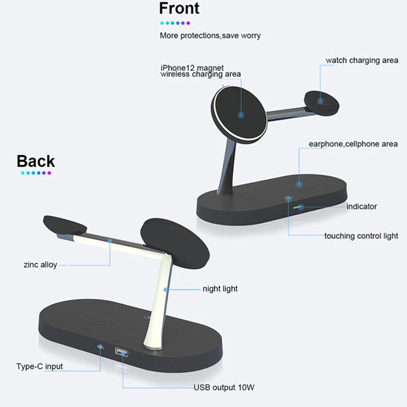 **Ultimate 3-in-1 Wireless Charger™**
